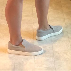 B2G1 free J/Slides Attire suede slip on sneakers
